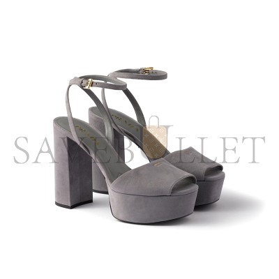 PRADA SUEDE PLATFORM SANDALS 1XP48B PRADA SUEDE PLATFORM SANDALS 1XP48B